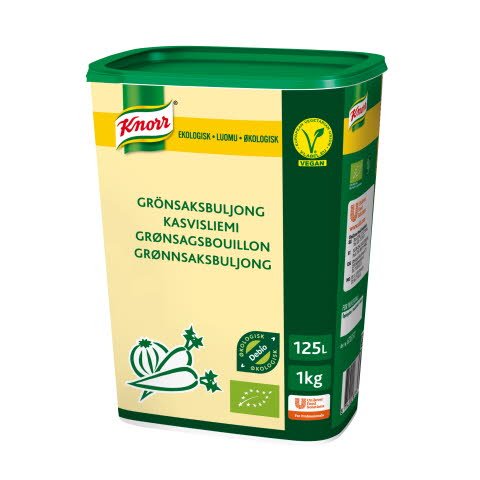 KNORR Luomu Kasvisliemi 1kg/125 L - KNORR Luomu Kasvisliemi 1kg/125 L -