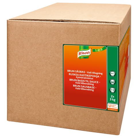 KNORR Ruskea kastikepohja, kylmävalmistus 6kg/92 L - KNORR Ruskea kastikepohja, kylmävalmistus 6kg/92 L -