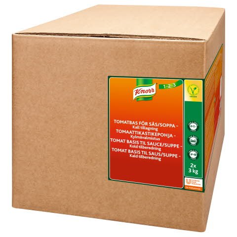 KNORR Tomaattikastikepohja, kylmävalmistus 6kg/60 L - KNORR Tomaattikastikepohja, kylmävalmistus 6kg/60 L -
