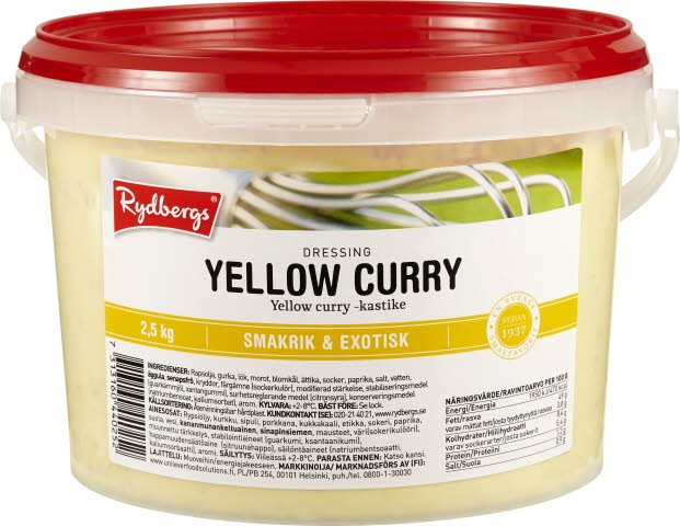 Rydbergs Yellow curry-kastike 2,5kg - Rydbergs Yellow curry-kastike 2,5kg -
