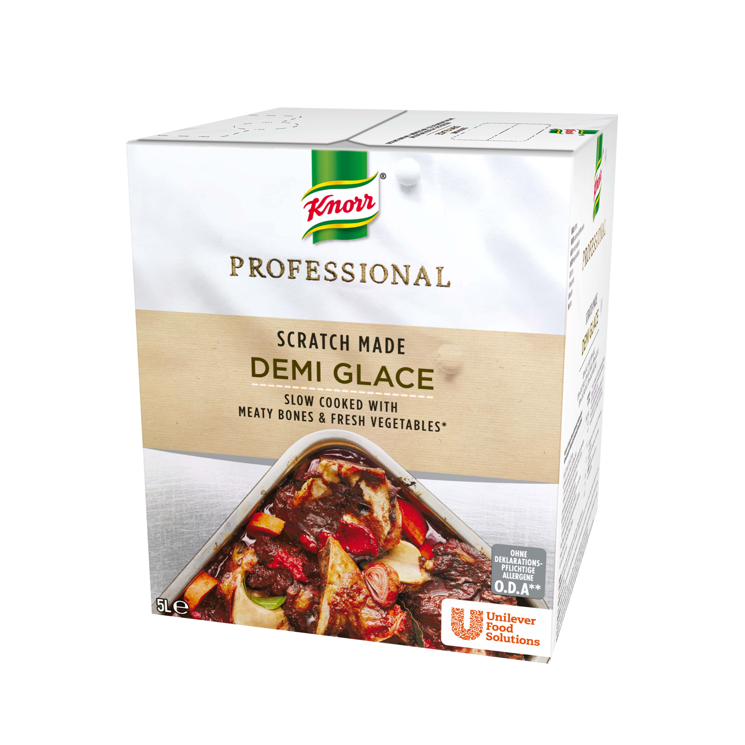 Knorr Professional Demi-Glace 5L - Valmistettu Suomessa luonnollisista raaka-aineista perinteisin menetelmin Knorr Professional Demi-Glace 5L - Valmistettu Suomessa luonnollisista raaka-aineista perinteisin menetelmin
