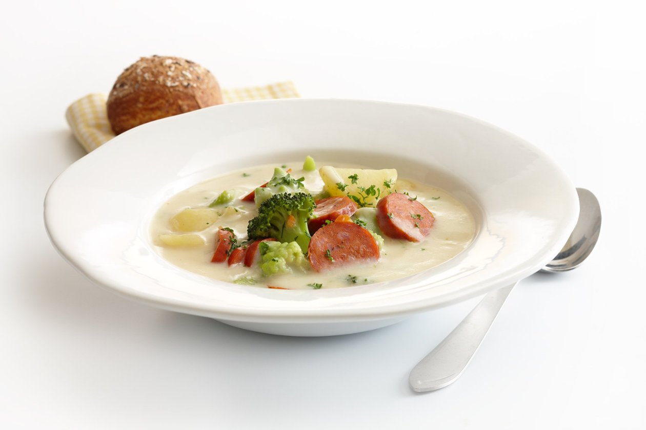 Broccoli-choritzokeitto, Ilmastoreilua ruokaa – Resepti Broccoli-choritzokeitto, Ilmastoreilua ruokaa – Resepti