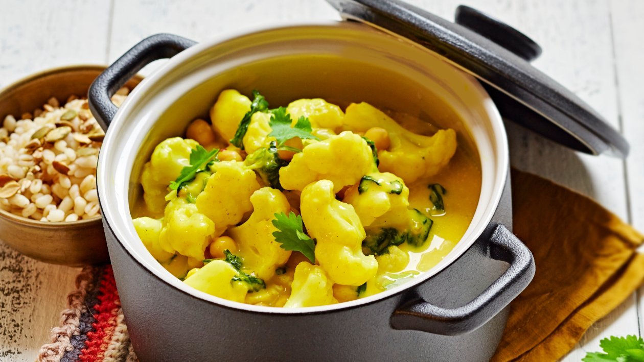 Kukkakaali-kikhernecurry – Resepti Kukkakaali-kikhernecurry – Resepti