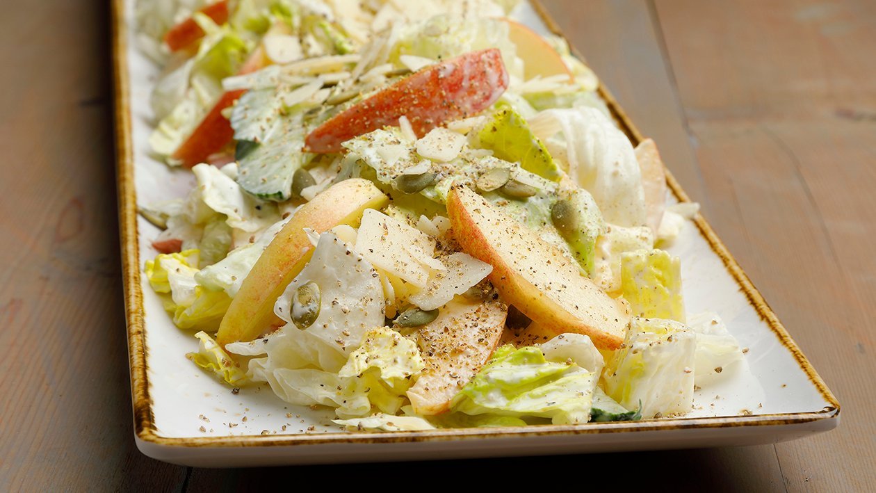 Omena-caesarsalaatti – Resepti Omena-caesarsalaatti – Resepti