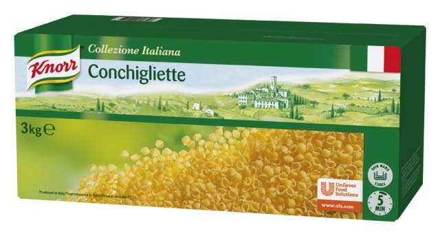 Knorr Collezione Italiana Pâtes Conchigliette -