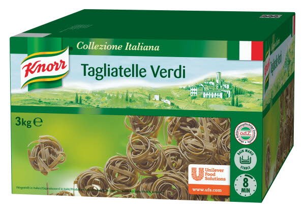 Knorr Collezione Italiana Pâtes Tagliatelle Verdi -