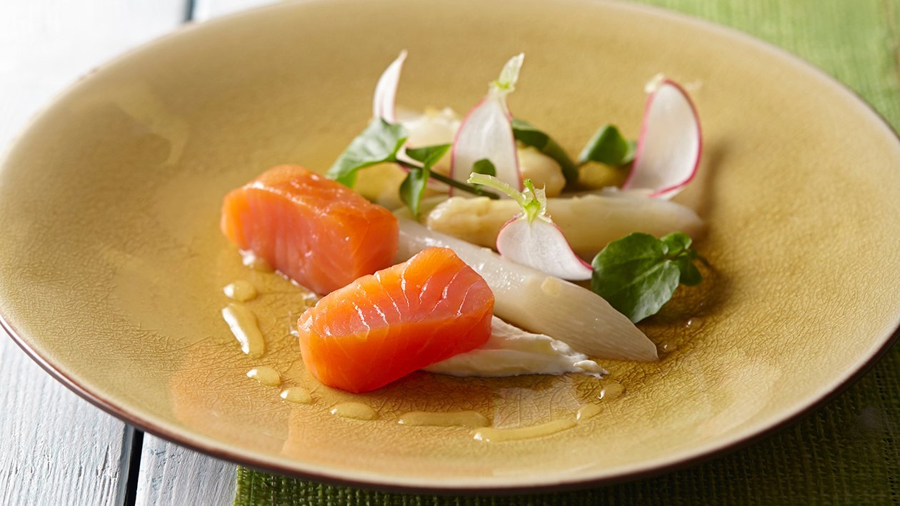 Asperges marinées au saumon fumé – Recette Asperges marinées au saumon fumé – Recette