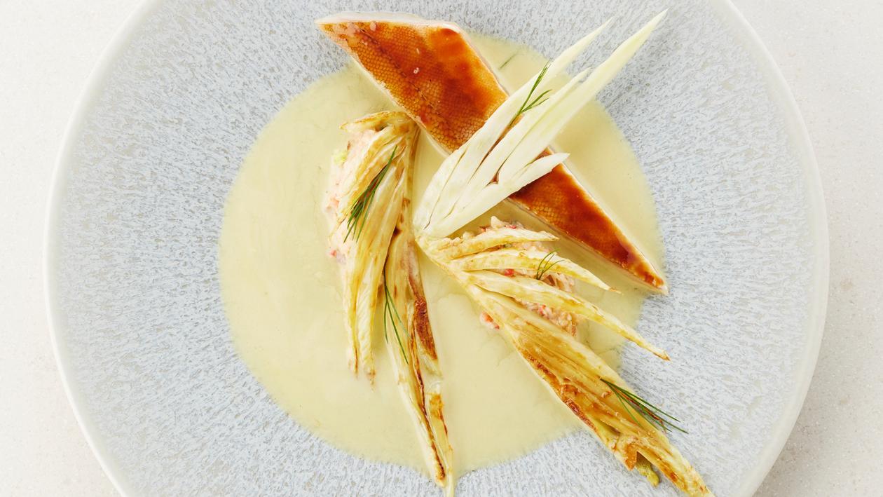Grodin perlon laqué et fenouil – Recette Grodin perlon laqué et fenouil – Recette