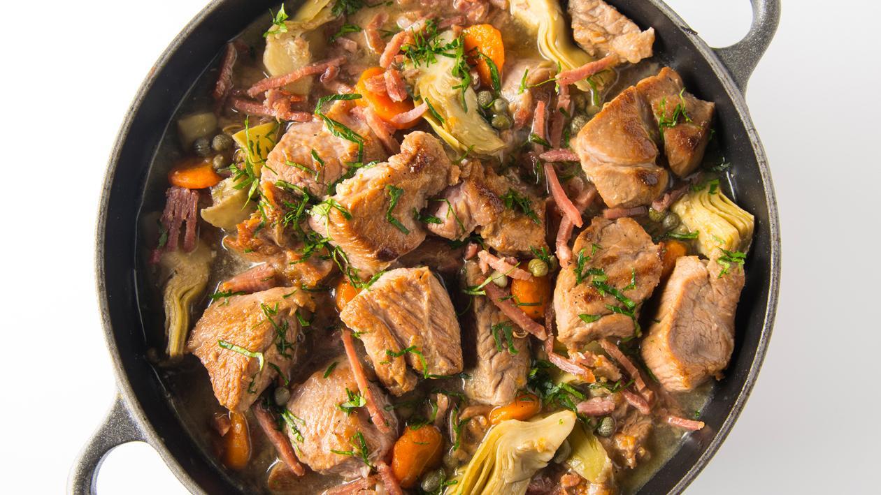 Pot au feu de veau campinois aux coeurs d’artichaut – Recette Pot au feu de veau campinois aux coeurs d’artichaut – Recette