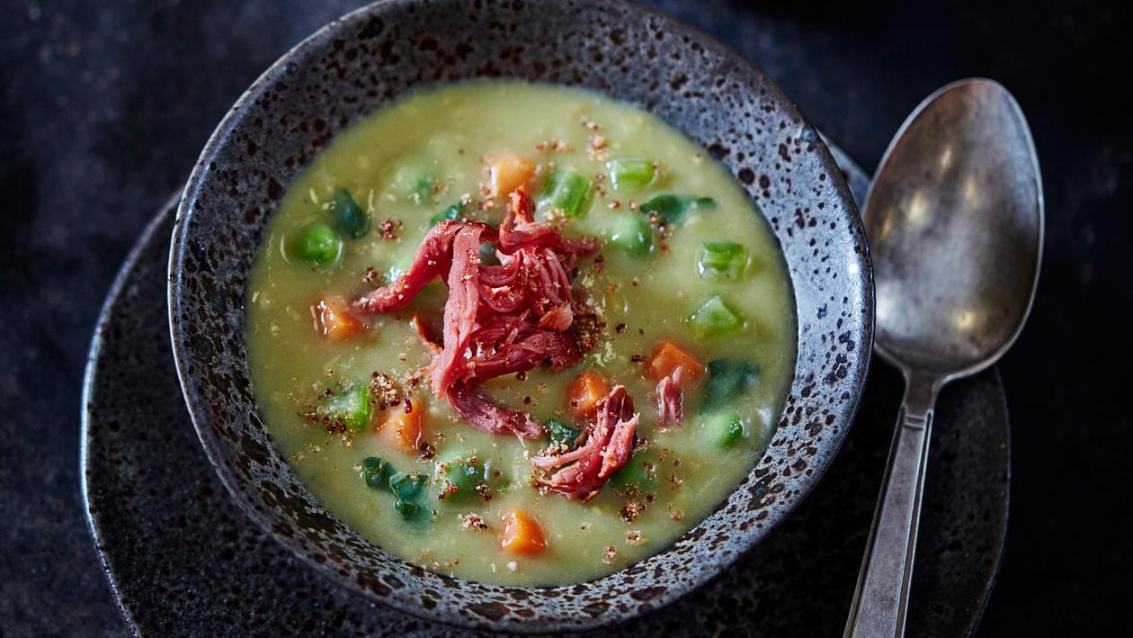 Potage aux Pois avec porc effiloché – Recette Potage aux Pois avec porc effiloché – Recette