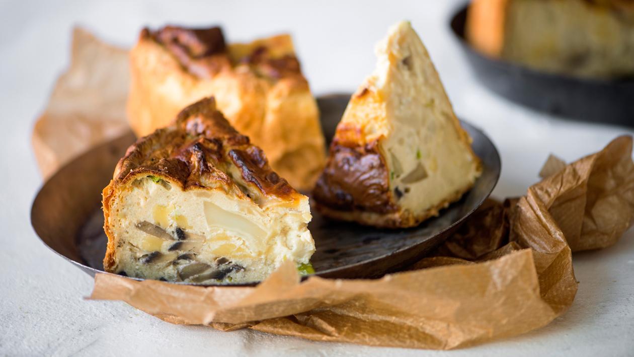 Tarte au chou-fleur et aux champignons – Recette Tarte au chou-fleur et aux champignons – Recette