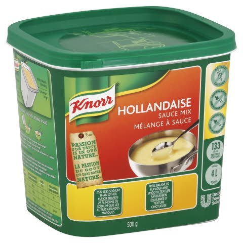 Knorr® HOLLANDAISE SCE GLUTEN FREEKNORR 6 500g - 10063350376123 - Knorr® HOLLANDAISE SCE GLUTEN FREEKNORR 6 500g - 10063350376123 -
