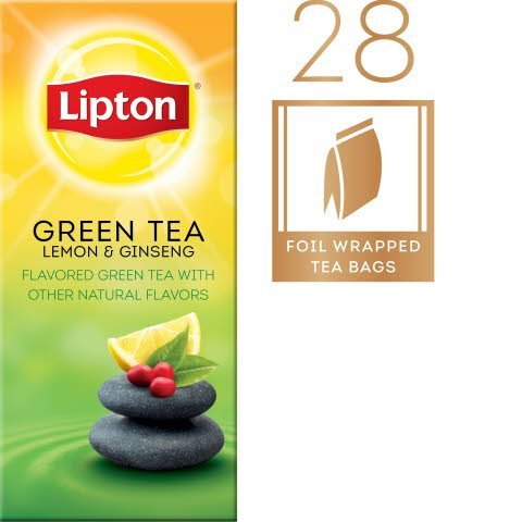 Lipton® GREEN TEA LEMON-GINSENG -