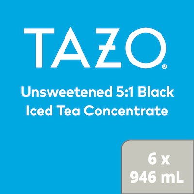 TAZO® Concentré de Thé Glacé Noir 5:1 6 x 946 ml -