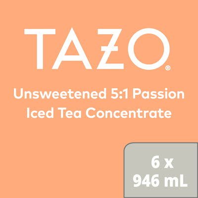 TAZO® Concentré de Thé Glacé Passion 5:1 6 x 946 ml -