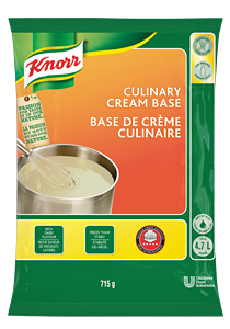 Knorr® BASE DE CRÈME CULINAIRE - Seule la base de crème de cuisson Knorr® est reconnue par l’Institut des Maîtres Cuisiniers (MC) pour sa performance supérieure à la chaleur.