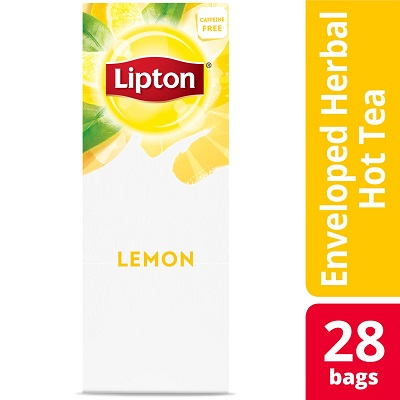 Lipton® Hot Tea Bags Enveloped Lemon pack of 6, 28 count -