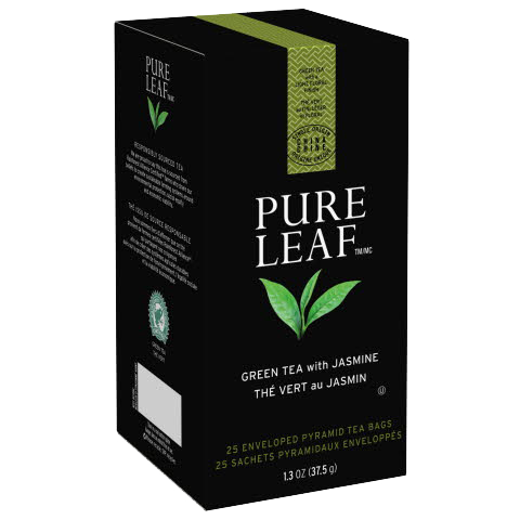 Pure Leafᴹᶜ Hot Tea Bags Green Tea with Jasmine 6/25 ct - Le thé Pure Leafᴹᶜ est fait avec uniquement les meilleurs.