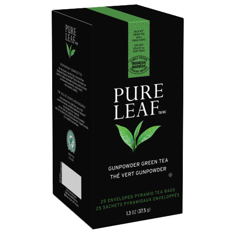 Pure Leafᴹᶜ Hot Tea Bags Gunpowder Green Tea 6/25 ct - Le thé Pure Leafᴹᶜ est fait avec uniquement les meilleurs.