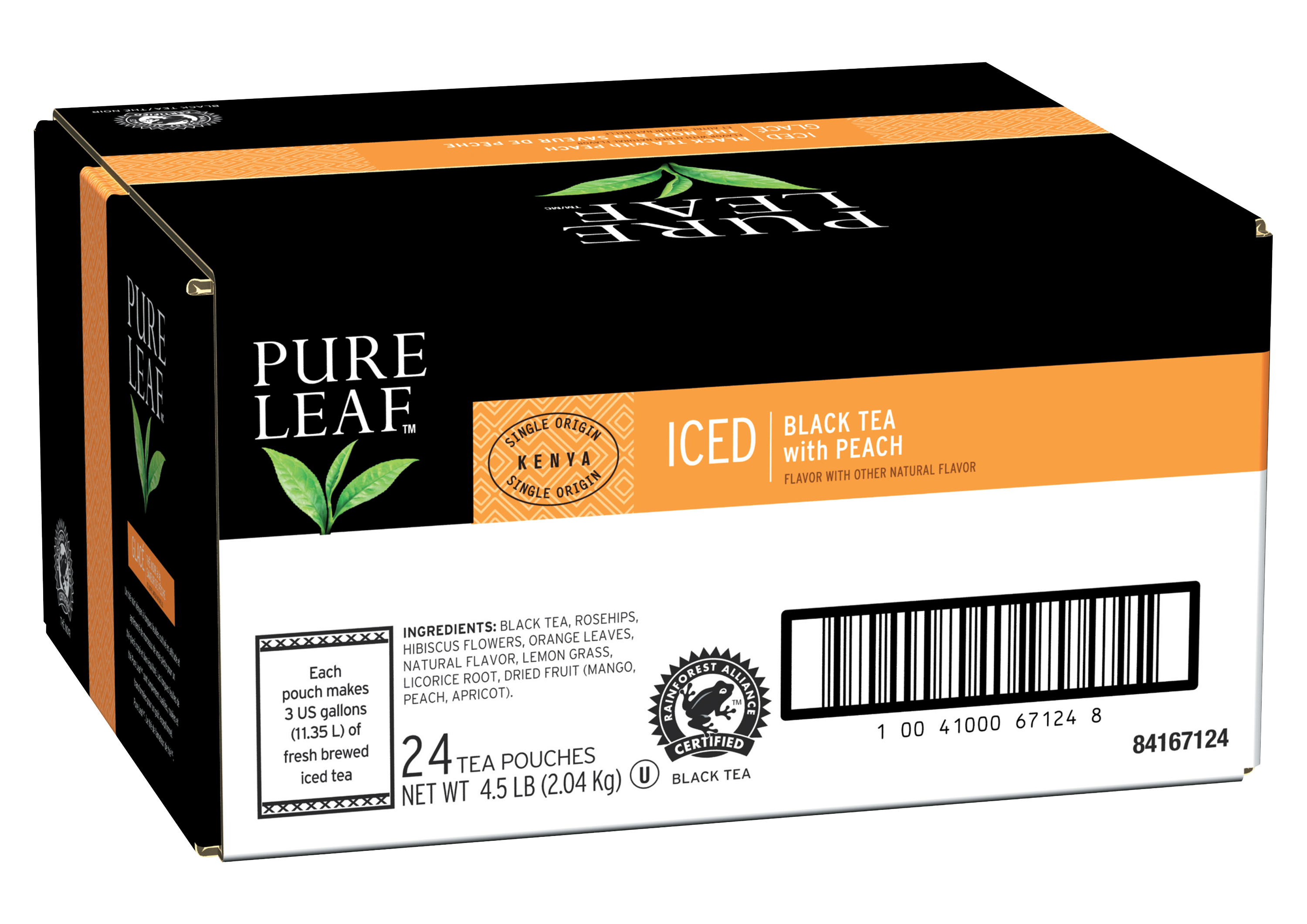Pure Leafᴹᶜ Iced Black Tea with Peach - Le thé Pure Leafᴹᶜ est fait avec uniquement les meilleurs.