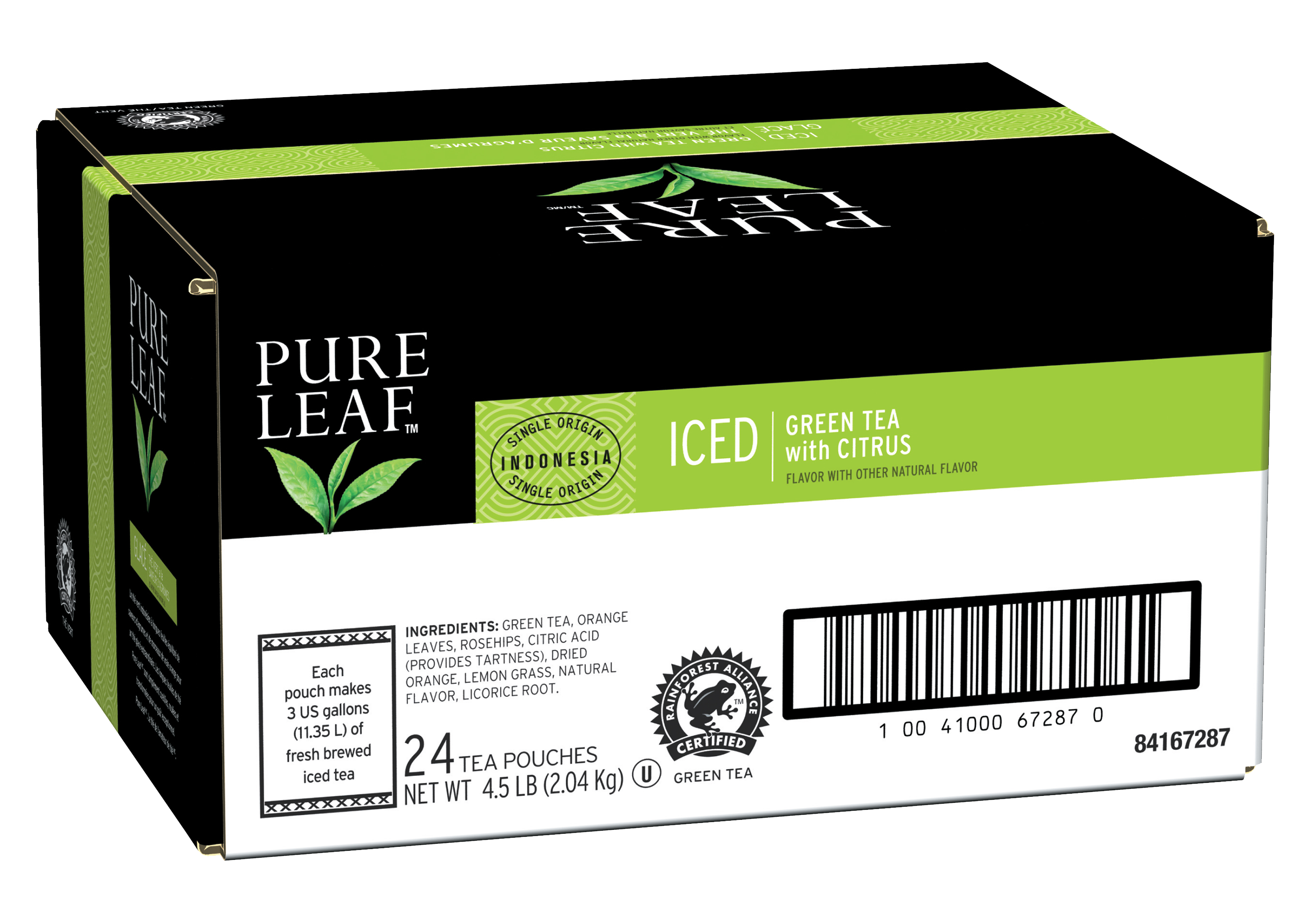 Pure Leafᴹᶜ Iced Loose Tea Pouch Green with Citrus 3 gallon, 24 count - Le thé Pure Leafᴹᶜ est fait avec uniquement les meilleurs.