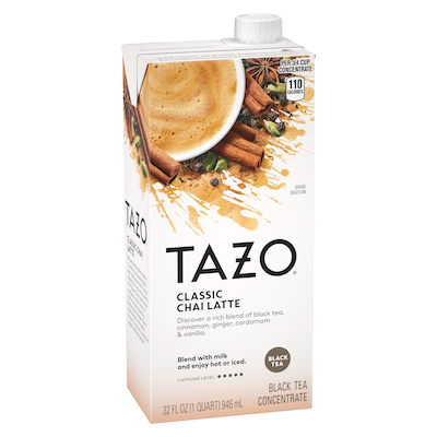 TAZO® Concentré de Thé Chai Latte Classique 1:1 6 x 946 ml -