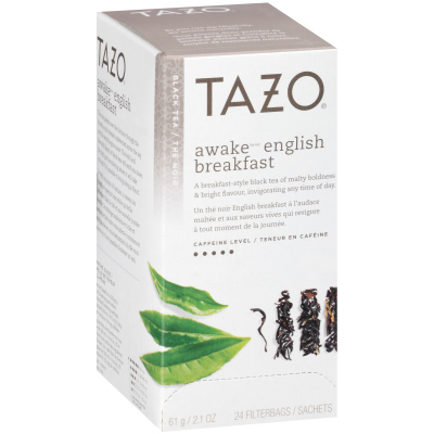Tazo® Thé noir English Breakfast Awake, 24 sachets, ensemble de 6 -