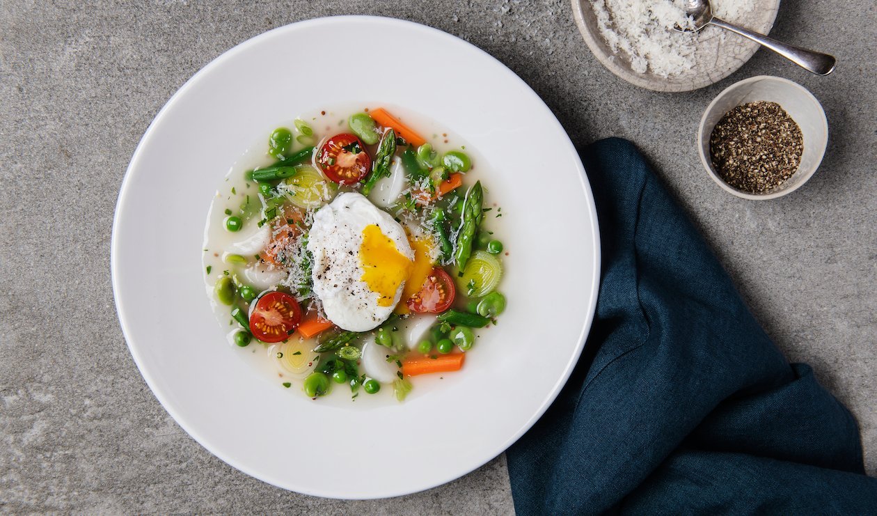 Cassoulet aux œufs et Légumes de Printemps – recette Cassoulet aux œufs et Légumes de Printemps – recette