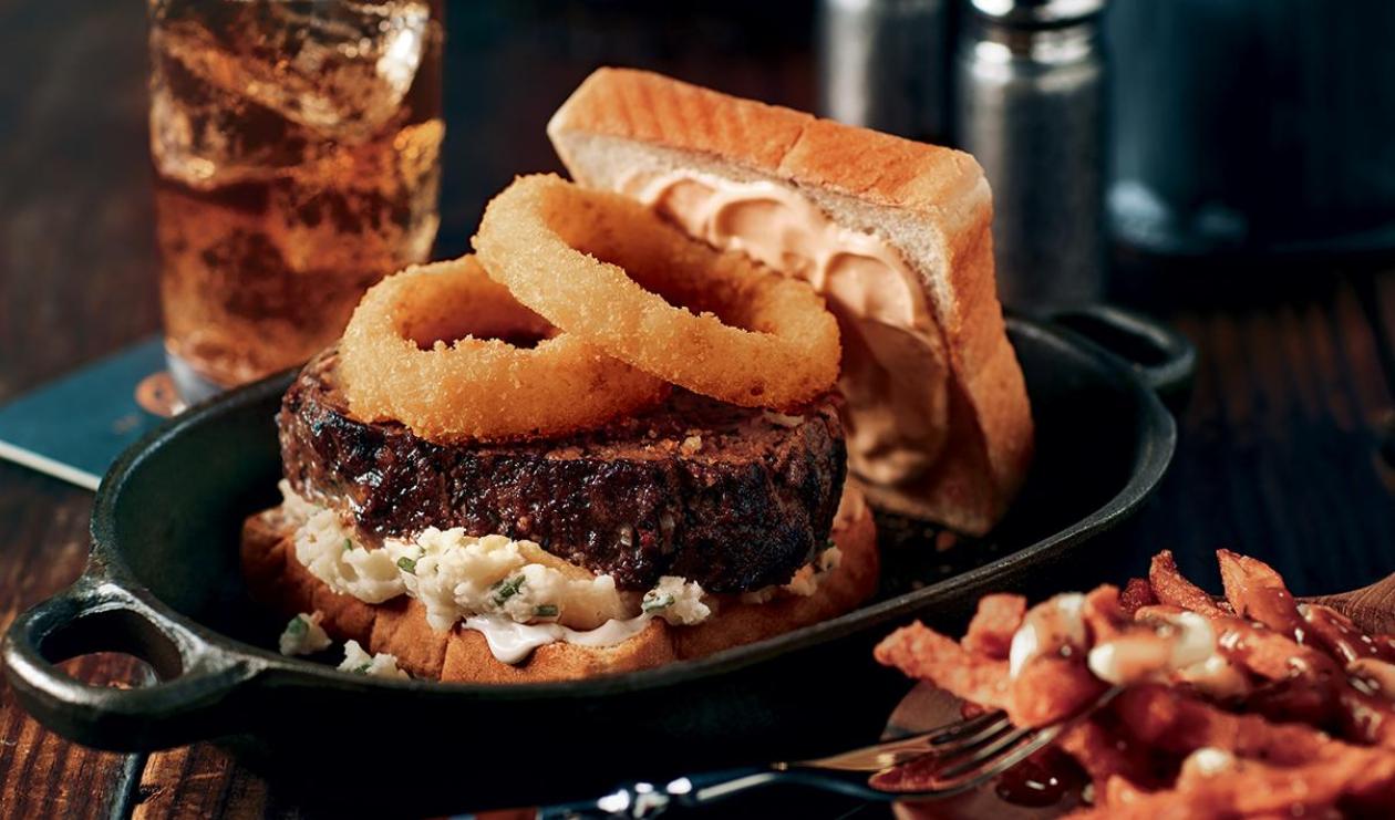 Hamburger géant au pain de viande – recette Hamburger géant au pain de viande – recette