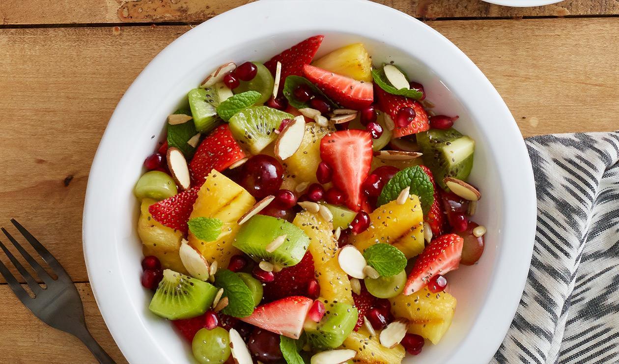 Salade balsamique de fruits avec chia – recette Salade balsamique de fruits avec chia – recette