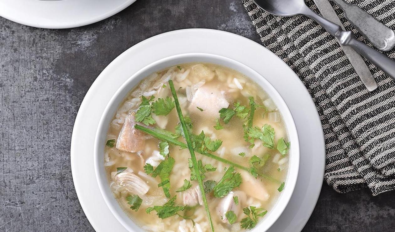 Soupe au poulet et au riz gingembre-lime – recette Soupe au poulet et au riz gingembre-lime – recette