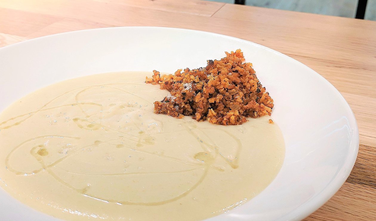 Soupe de Panais Rôtis et Chorizo Emietté – recette Soupe de Panais Rôtis et Chorizo Emietté – recette