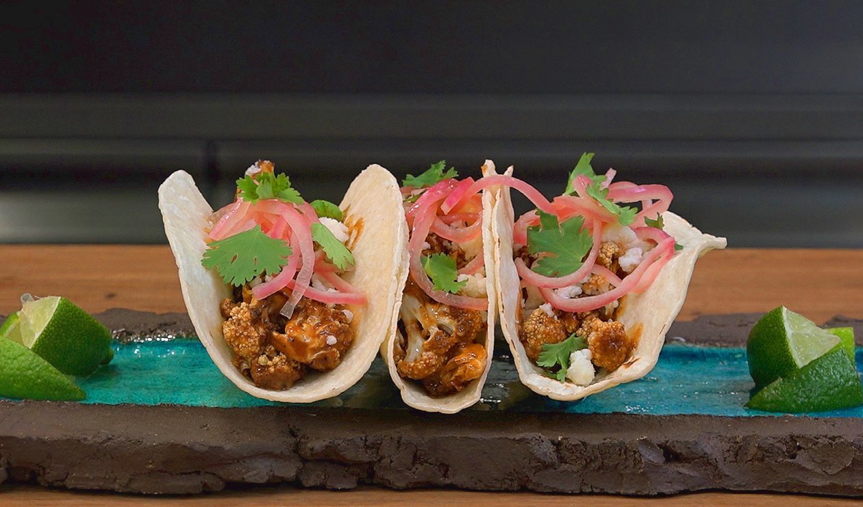 Tacos au chou-fleur Molé – recette Tacos au chou-fleur Molé – recette
