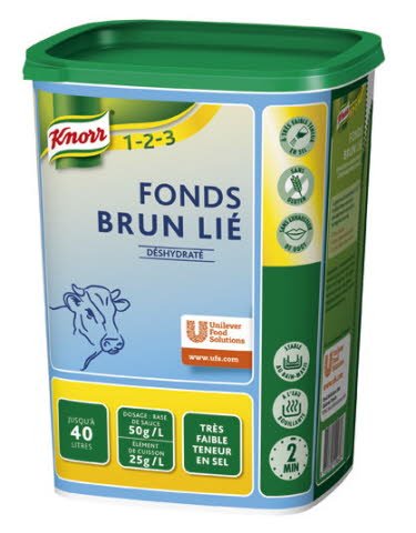 Knorr 1-2-3 Fonds Brun Lié FTS 1 kg - Knorr 1-2-3 Fonds Brun Lié FTS 1 kg -