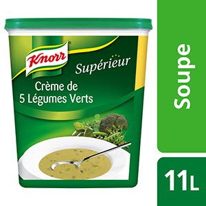 Knorr Supérieur Crème de 5 Légumes Verts 535g 44 portions -