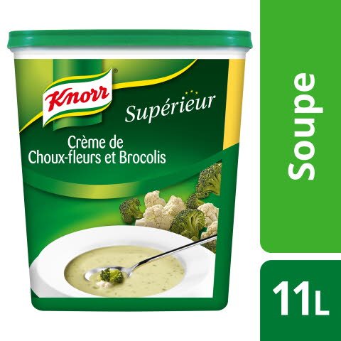 Knorr Supérieur Crème de Choux-Fleur Brocolis 1,19kg 44 portions -