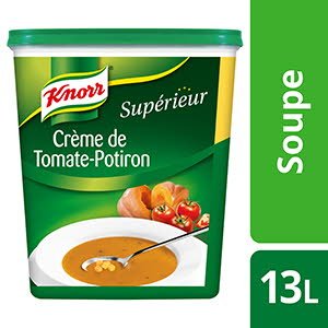 Knorr Supérieur Crème de Tomate Potiron 1,17kg 52 portions -