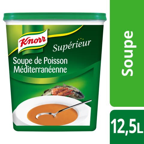 Knorr Supérieur Soupe de Poisson Méditerranéenne 1kg 50 portions -