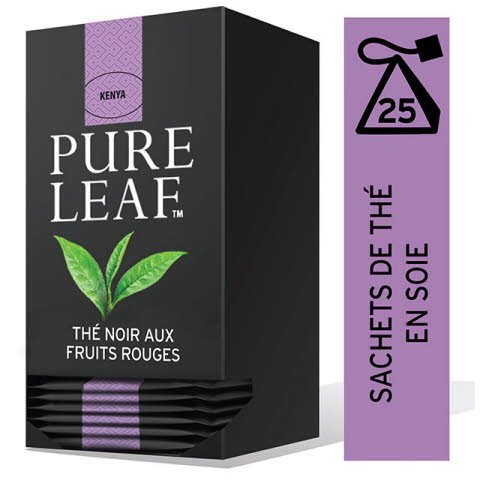 Pure Leaf Thé Noir aux Fruits Rouges 25 sachets pyramides -