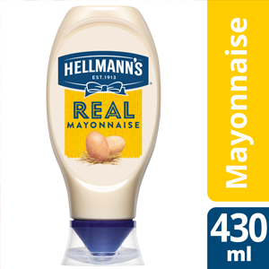 Hellmann’s Real Mayonnaise flacon souple 430ml - Différenciez-vous en leur proposant Hellmann’s.