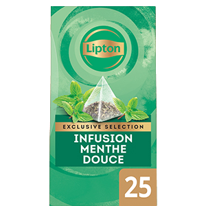Lipton Exclusive Selection Infusion Menthe douce 30 sachets Pyramides -
