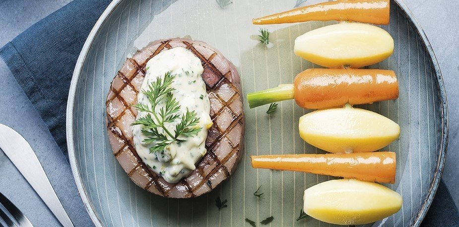 Tete De Veau Grillee Au Barbecue Sauce Remoulade Recette