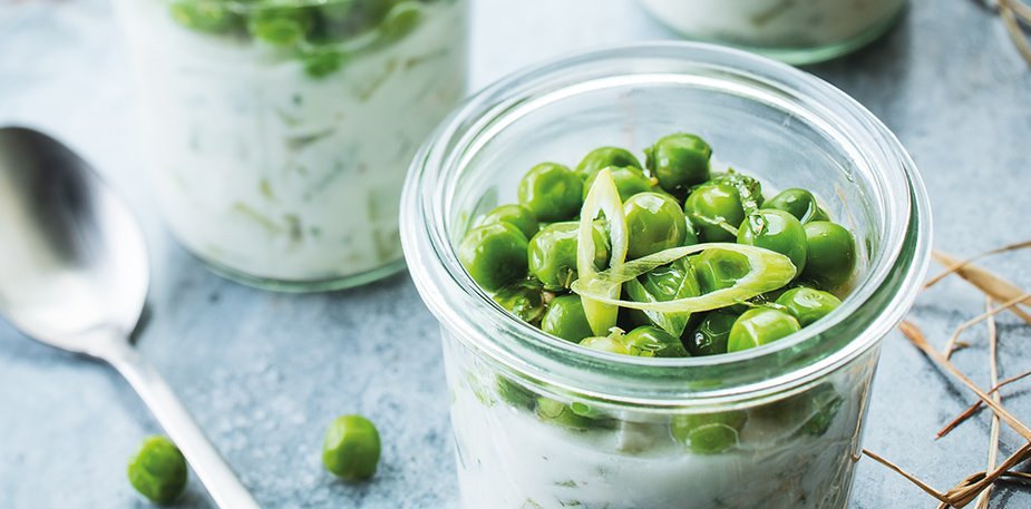 Verrine de concombre à la menthe aux petits pois – Recette Verrine de concombre à la menthe aux petits pois – Recette