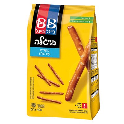 בייגלה מקלות עם מלח בייגל בייגל שקית 400 גרם -