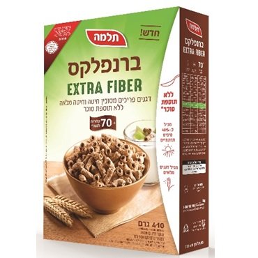 ברנפלקס אקסטרה פייבר תלמה 410 גרם -