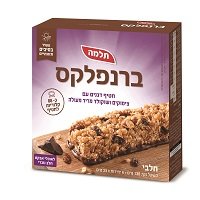 ברנפלקס חטיף דגנים עם צימוקים ושוקולד מריר מעולה תלמה - 6 יח' - ברנפלקס חטיף דגנים עם צימוקים ושוקולד מריר מעולה תלמה - 6 יח' -
