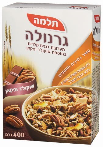 גרנולה צימוקים ושקדים תלמה 400 גרם - גרנולה צימוקים ושקדים תלמה 400 גרם -