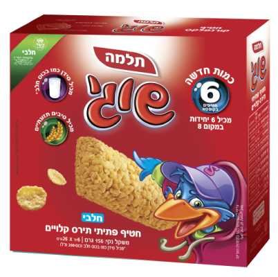 חטיף שוגי קורנפלקס תלמה מאגדת 6 יח' -