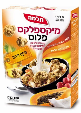 מיקספלקס פלוס פירות תלמה 400 גרם -
