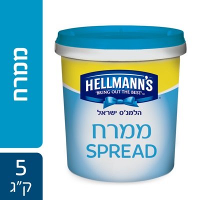 ממרח מופחת שומן הלמנ'ס דלי 5 ק"ג -